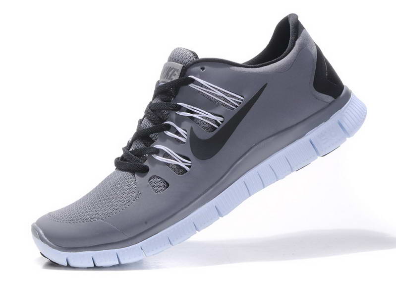 nike Free Run 5.0 V2 Mens Running Shoes New Breathable Gray Black (3)